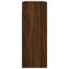 Elegant Wall Mounted Cabinet Brown Oak - 69.5x34x90 cm