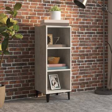 Stylish Sideboard Concrete Grey - 34.5x32.5x90 cm | HipoMarket