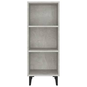 Stylish Sideboard Concrete Grey - 34.5x32.5x90 cm | HipoMarket