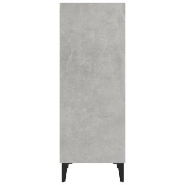 Stylish Sideboard Concrete Grey - 34.5x32.5x90 cm | HipoMarket