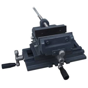 Cross Slide Drill Press Vice 127 mm - Manual Operation