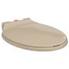 Soft-Close Toilet Seat Quick Release Beige Oval Colour beige Quantity in Package 1 Quick release yes 