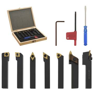 12-Piece Indexable Turning Tool Set | 12x12 mm | Durable & Versatile