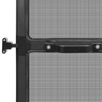 Hinged Insect Screen for Doors Anthracite 120x240 cm - Buy Now