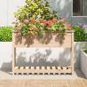 Planter with Shelf - Solid Wood Pine | Hipomarket UK