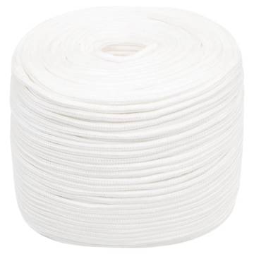 Boat Rope Full White 10 mm 250 m - Durable Polypropylene