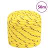 Boat Rope Yellow 16 mm 50 m Polypropylene Colour yellow Quantity in Package 1 Length 50 m Diameter 16 mm 