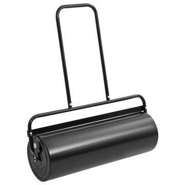 Garden Lawn Roller with Handle - Durable Iron & Steel 63L