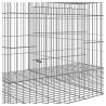 2-Panel Rabbit Cage - Durable Galvanised Iron | HipoMarket