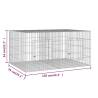 2-Panel Rabbit Cage - Durable Galvanised Iron | HipoMarket