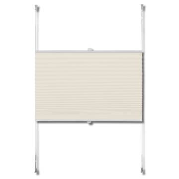 Plisse Blind 110x200cm Creme - Stylish & Functional