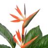 Artificial Strelitzia Plant with Pot - 100 cm Red - HipoMarket