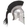 Greek Warrior Helmet Antique Replica - LARP Silver Steel