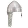 Knight Helmet Antique Replica - LARP Silver Steel - Hipomarket