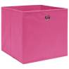 Pink Storage Boxes Set of 4 - 32x32x32 cm | HipoMarket UK