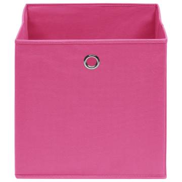 Pink Storage Boxes Set of 4 - 32x32x32 cm | HipoMarket UK