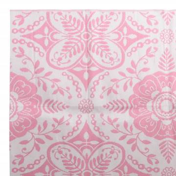 Pink Outdoor Carpet 190x290 cm | Stylish & Cozy Solution