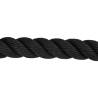 Battle Rope Black 15m - Durable Strength Training Tool