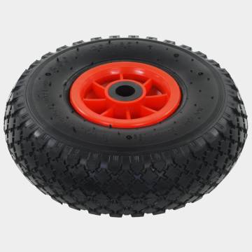 Sack Truck Wheels 2 pcs Rubber 3.00-4 - Heavy-Duty Performance