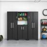 Keter Tall Storage Cabinet Detroit Black Size 65 x 45 x 182 cm Quantity in Package 1 Model tall storage cabinet Number of 