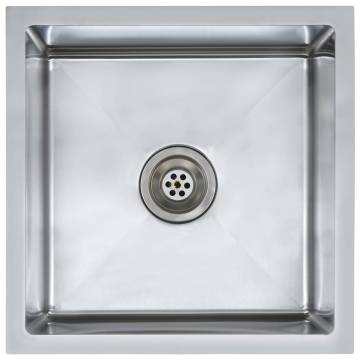 Handmade Stainless Steel Kitchen Sink - Elegant & Functional