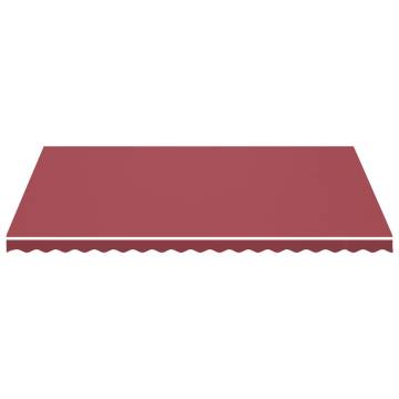 Replacement Awning Fabric Burgundy Red 5x3.5m - Hipomarket UK