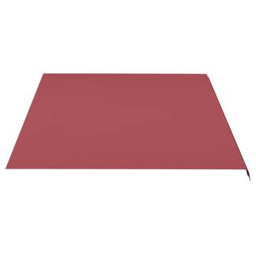 Replacement Awning Fabric Burgundy Red 5x3.5m - Hipomarket UK