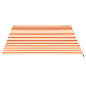 Replacement Awning Fabric Yellow & Orange 4.5x3.5m - HipoMarket