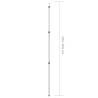 Telescopic Tarp Poles - 102-260 cm Aluminium (2 pcs)