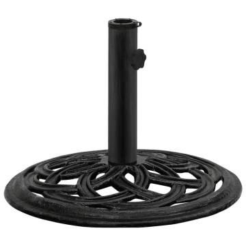 Cast Iron Umbrella Base - 44x44x31 cm - Black