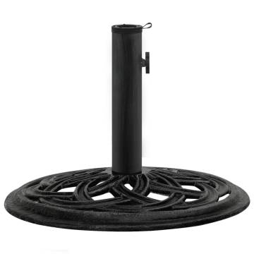 Cast Iron Umbrella Base - 44x44x31 cm - Black