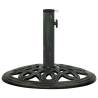 Umbrella Base Green 40x40x32 cm Cast Iron Colour green Size Ø 40 x 32 cm Quantity in Package 1 