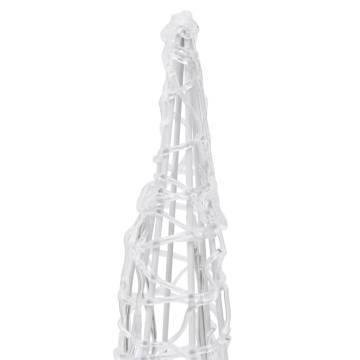 Acrylic Pyramid LED Light Cone - Warm White 60 cm | Hipomarket