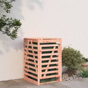 Wooden Wheelie Bin Storage - Durable Douglas Wood 84x90x128.5 cm