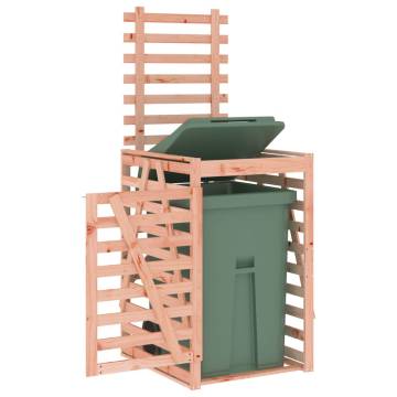 Wooden Wheelie Bin Storage - Durable Douglas Wood 84x90x128.5 cm