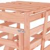 Wooden Wheelie Bin Storage - Durable Douglas Wood 84x90x128.5 cm