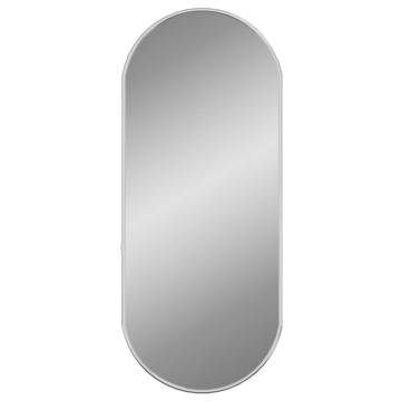 Wall Mirror Silver 60x25 cm Oval | Stylish Home Decor