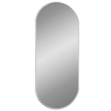 Wall Mirror Silver 60x25 cm Oval | Stylish Home Decor