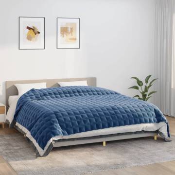 Weighted Blanket Blue 235x290 cm - Sleep Better| HipoMarket