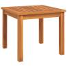 Stylish Solid Wood Acacia Coffee Table - 40x40x36 cm