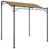 Canopy Taupe 2x2.3m Fabric & Steel - Outdoor Shelter