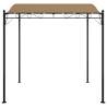 Canopy Taupe 2x2.3m Fabric & Steel - Outdoor Shelter