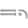 Sealskin Corner Shower Curtain Rod Set 90x90 cm - Chrome