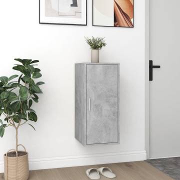 Shoe Cabinet Concrete Grey - Durable & Stylish Storage