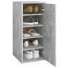 Shoe Cabinet Concrete Grey - Durable & Stylish Storage