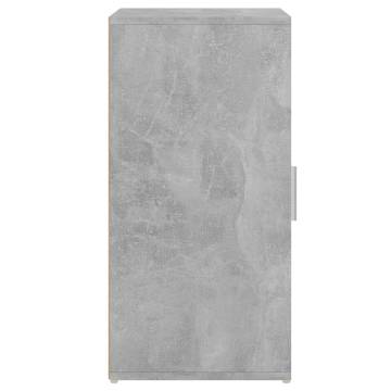 Shoe Cabinet Concrete Grey - Durable & Stylish Storage