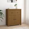 Sideboard Honey Brown 70x35x80 cm Solid Wood Pine Colour honey brown Quantity in Package 1 Model 2 door sideboard 