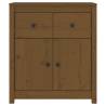 Sideboard Honey Brown - Solid Pine Wood 70x35x80 cm