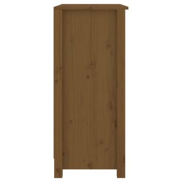 Sideboard Honey Brown - Solid Pine Wood 70x35x80 cm