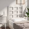 Bed Headboard White 80.5x4x100 cm Solid Wood Pine Colour white Size 80.5 x 100 cm Quantity in Package 1 